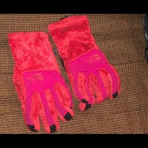 The North face fleece gloves